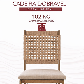 Kit 2 Cadeiras Dobráveis Confort Line