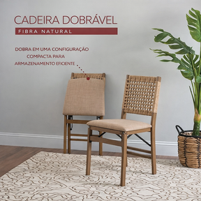 Kit 2 Cadeiras Dobráveis Confort Line